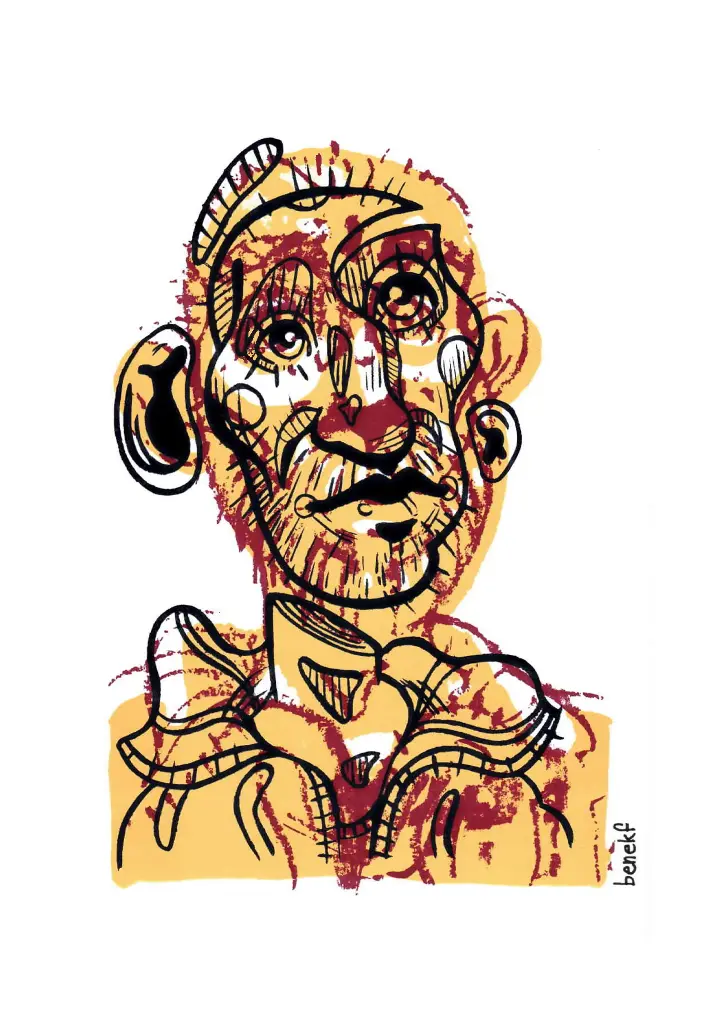 "Ja" - Sérigraphie 21 x 29,7 cm