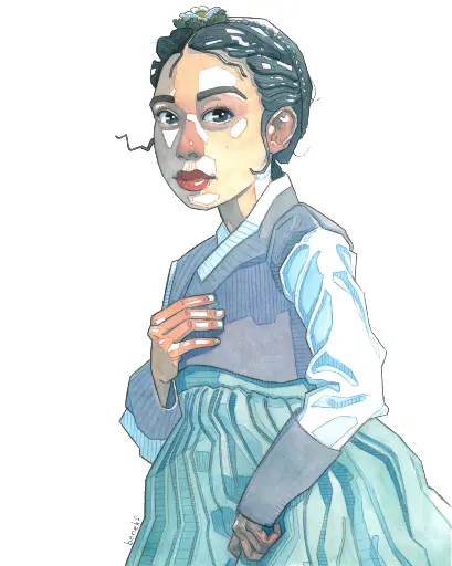 "Hanbok" - Plakat